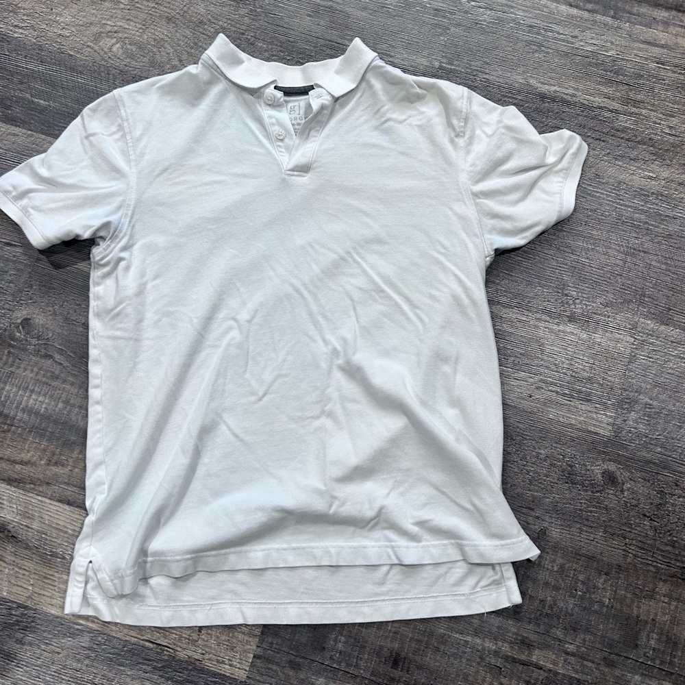 George Classic White Polo Shirt
